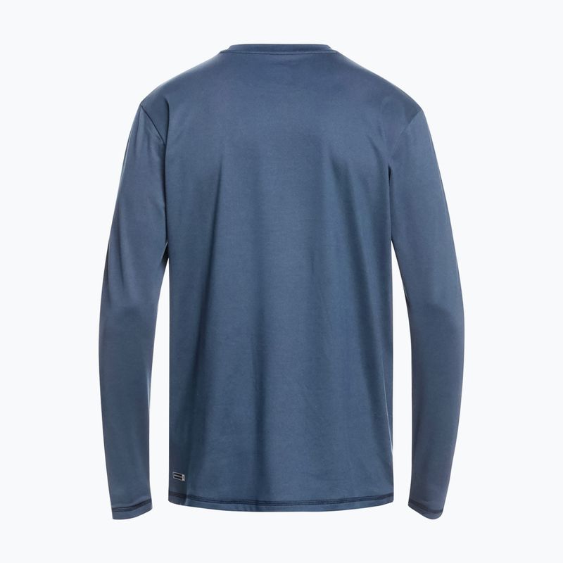 Vyriški plaukimo marškinėliai ilgomis rankovėmis Quiksilver Solid Streak navy blazer/white 2