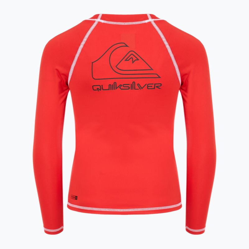 Vaikiški plaukimo marškinėliai ilgomis rankovėmis Quiksilver On Tour red 2