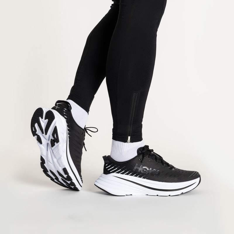 Vyriški bėgimo bateliai HOKA Bondi X black/white 2