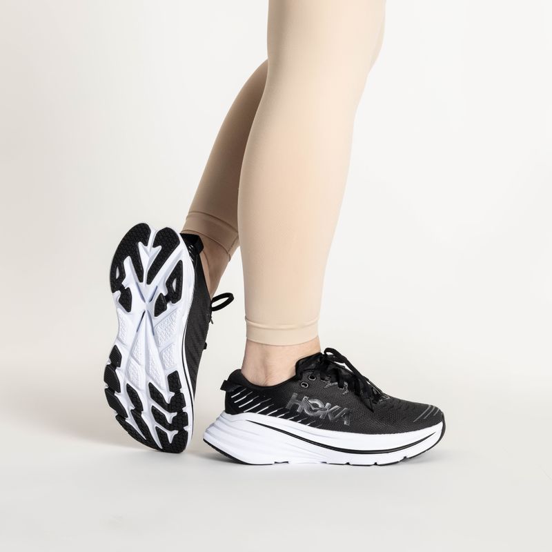 Moteriški bėgimo batai HOKA Bondi X black/white 2