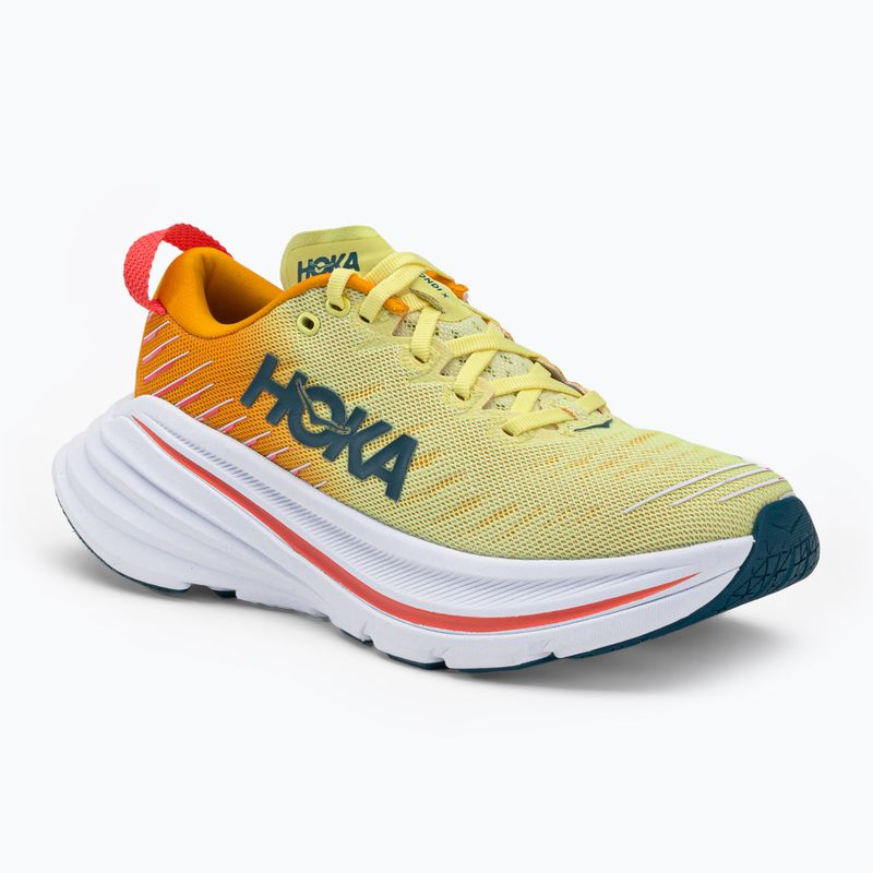 Moteriški bėgimo bateliai HOKA Bondi X yellow-orange 1113513-YPRY