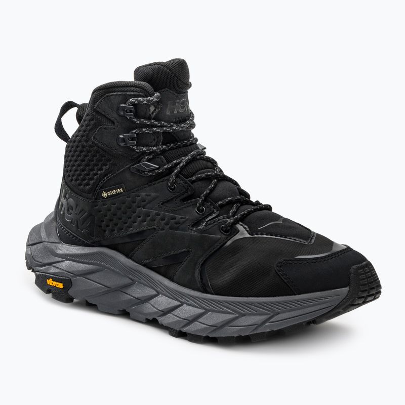 Moteriški trekingo batai HOKA Anacapa Mid GTX black 1119372-BBLC