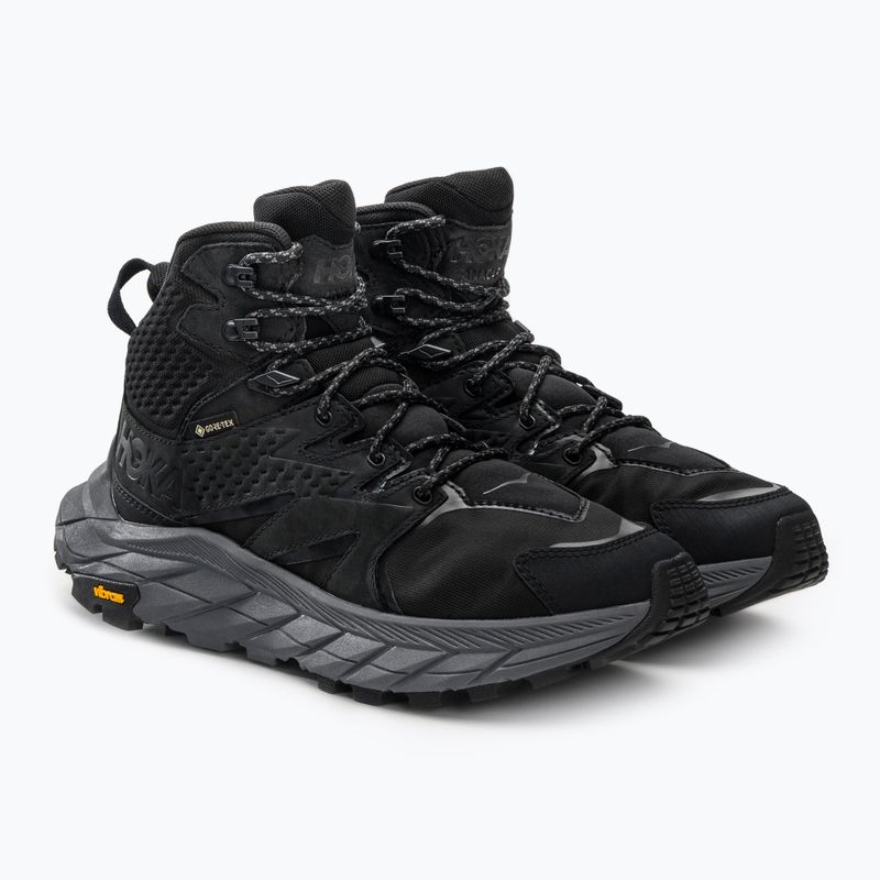 Moteriški trekingo batai HOKA Anacapa Mid GTX black 1119372-BBLC 4