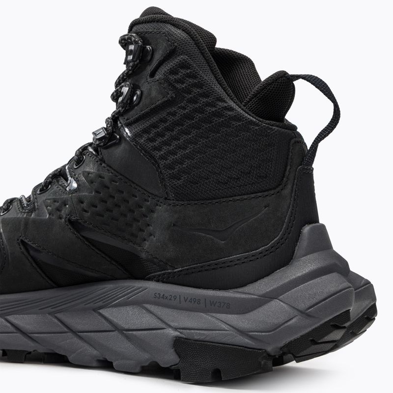 Moteriški trekingo batai HOKA Anacapa Mid GTX black 1119372-BBLC 9