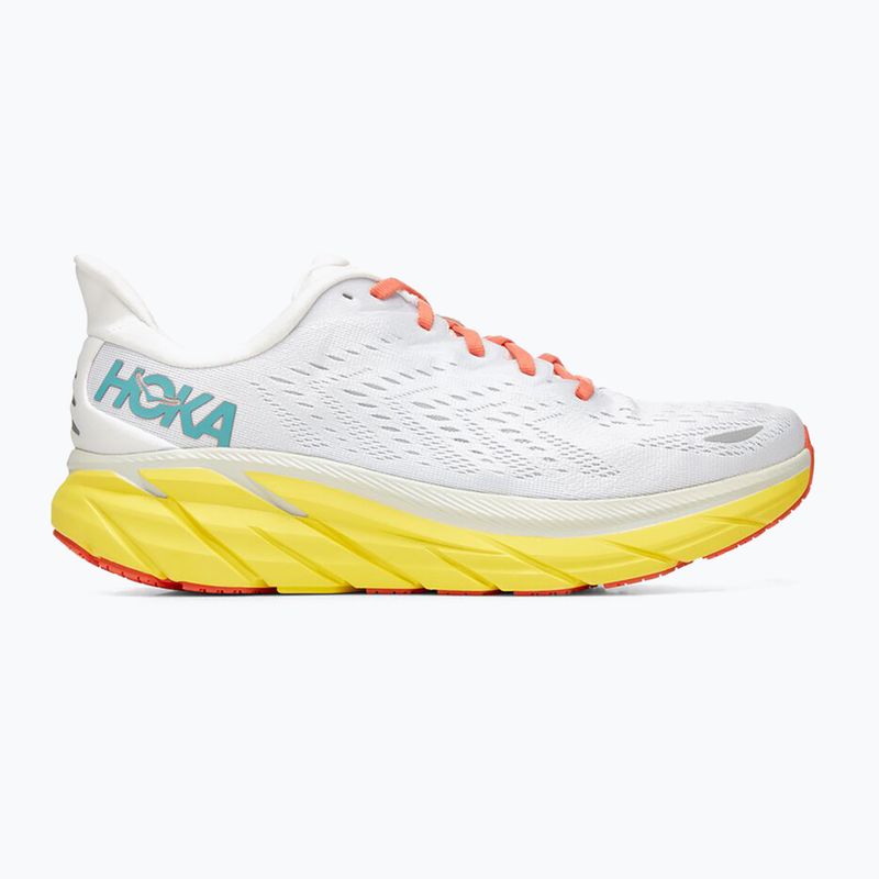 HOKA vyriški bėgimo bateliai Clifton 8 Wide white 1121374-BDBI 11