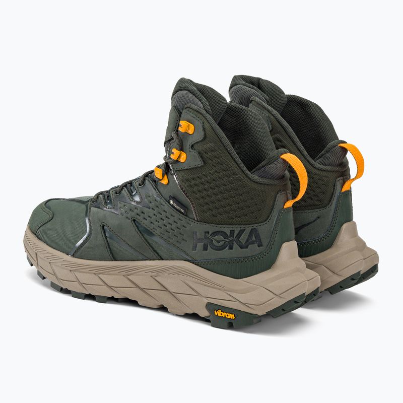 Vyriški turistiniai batai HOKA Anacapa Mid GTX thyme/radiant yellow 3