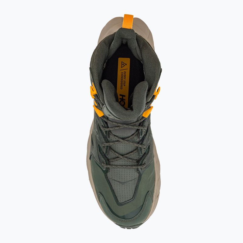 Vyriški turistiniai batai HOKA Anacapa Mid GTX thyme/radiant yellow 6