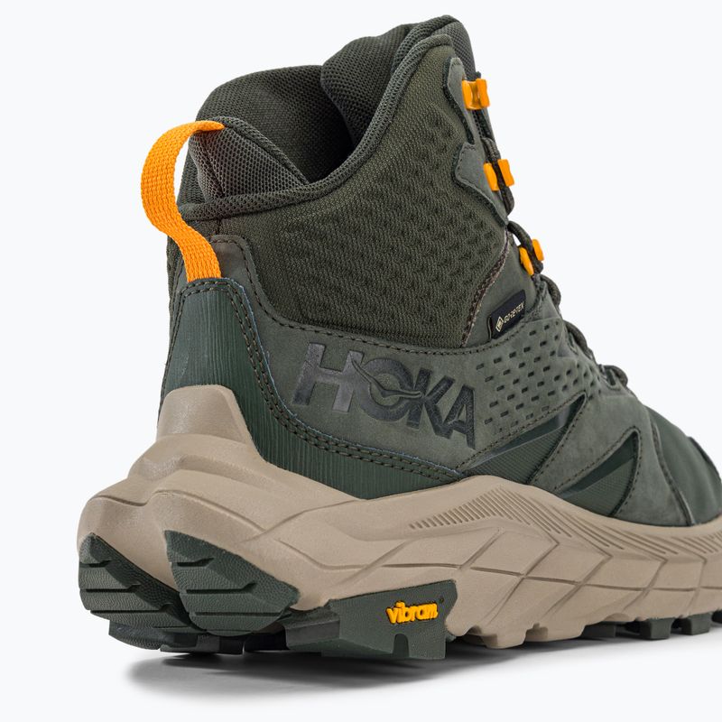 Vyriški turistiniai batai HOKA Anacapa Mid GTX thyme/radiant yellow 8