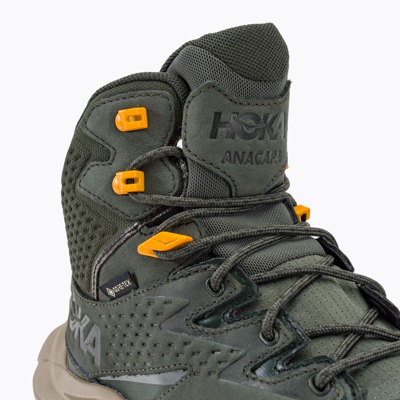 Vyriški turistiniai batai HOKA Anacapa Mid GTX thyme/radiant yellow 10