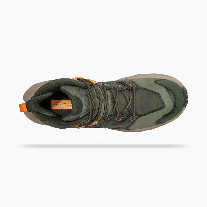 Vyriški turistiniai batai HOKA Anacapa Mid GTX thyme/radiant yellow 17
