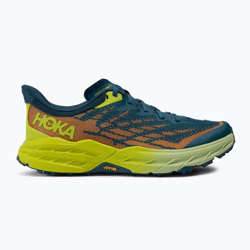 HOKA Speedgoat 5 vyriški bėgimo bateliai blue-green 1123157-BCEP 2