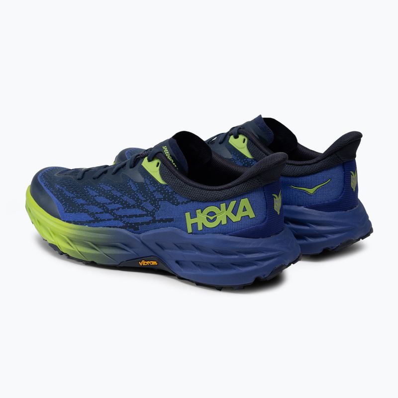 HOKA Speedgoat 5 vyriški bėgimo bateliai tamsiai mėlyni 1123157-OSBN 4