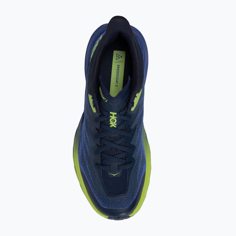 HOKA Speedgoat 5 vyriški bėgimo bateliai tamsiai mėlyni 1123157-OSBN 5