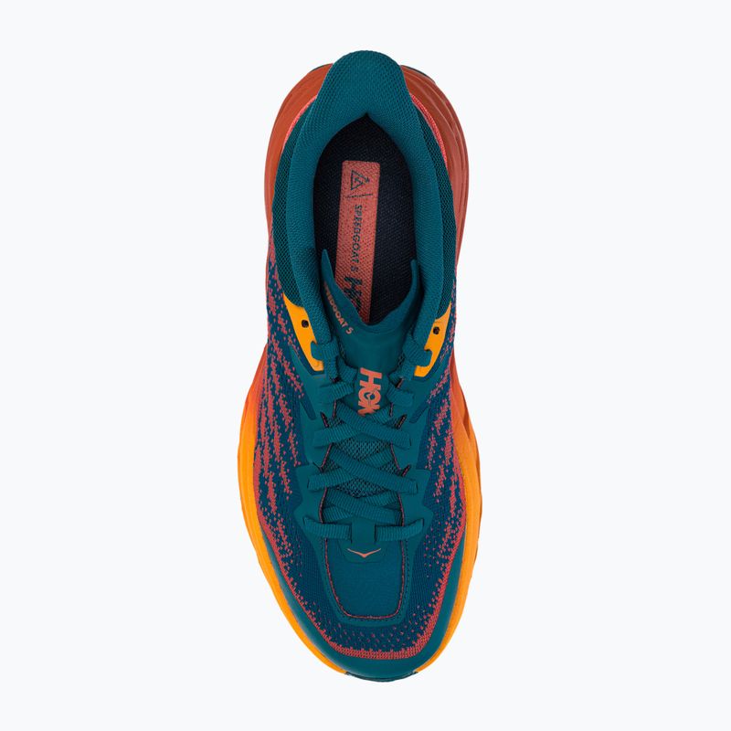 Moteriški bėgimo bateliai HOKA Speedgoat 5 blue-orange 1123158-BCCML 6