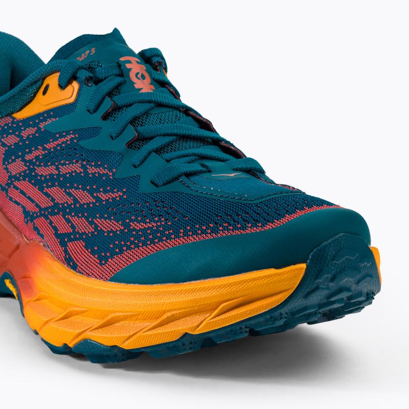 Moteriški bėgimo bateliai HOKA Speedgoat 5 blue-orange 1123158-BCCML 8