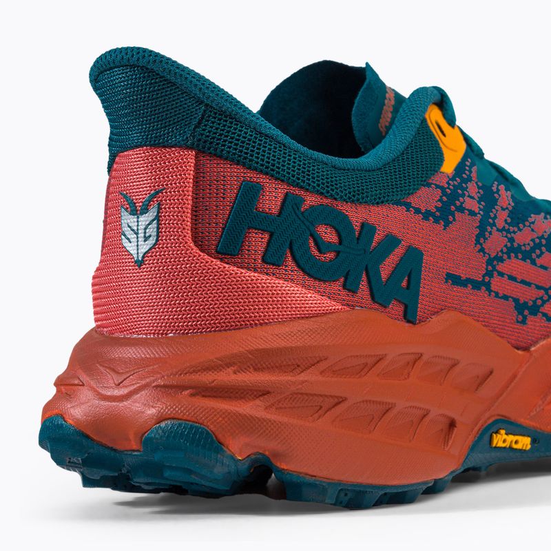 Moteriški bėgimo bateliai HOKA Speedgoat 5 blue-orange 1123158-BCCML 9