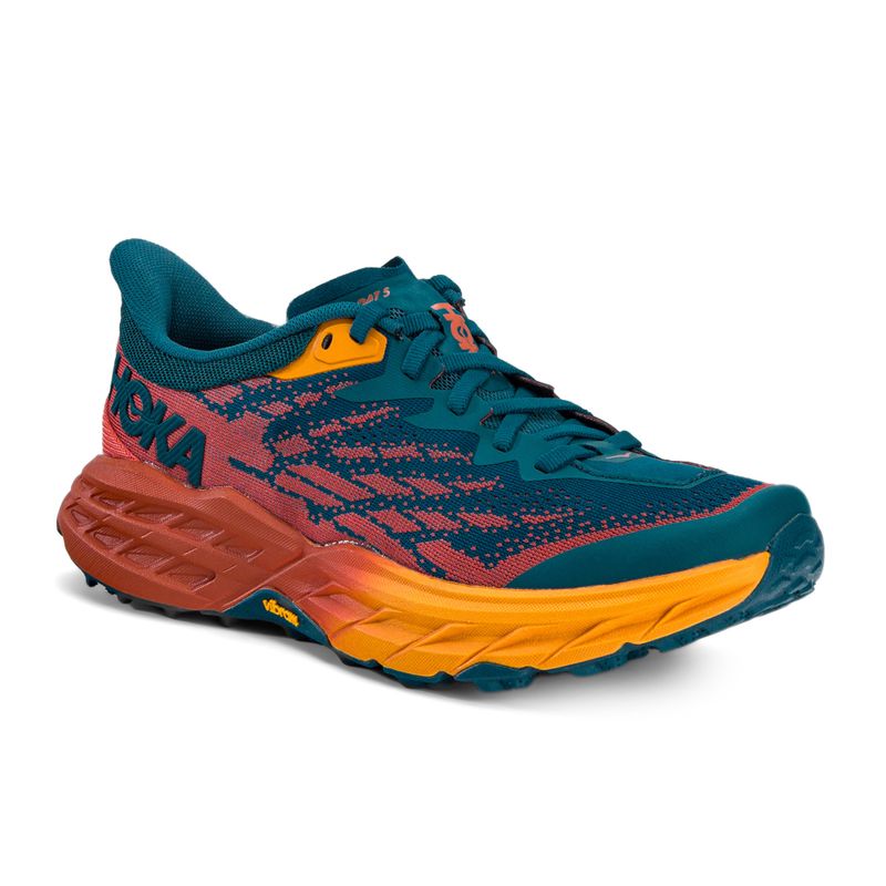 Moteriški bėgimo bateliai HOKA Speedgoat 5 blue-orange 1123158-BCCML 14