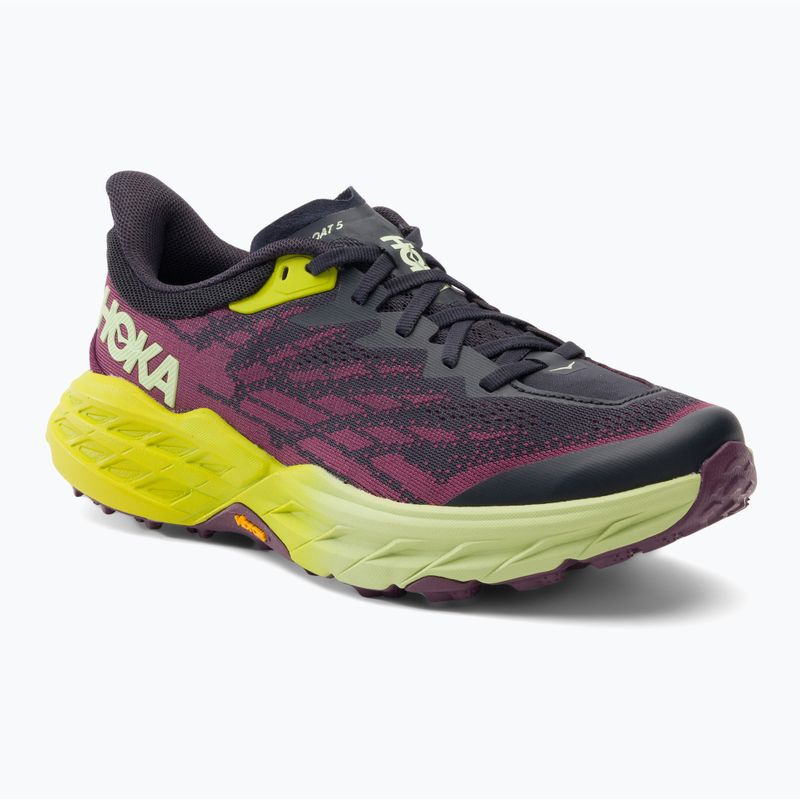 Moteriški bėgimo bateliai HOKA Speedgoat 5 blue graphite/evening primrose