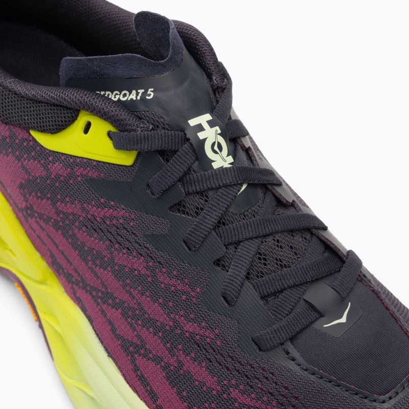 Moteriški bėgimo bateliai HOKA Speedgoat 5 blue graphite/evening primrose 8