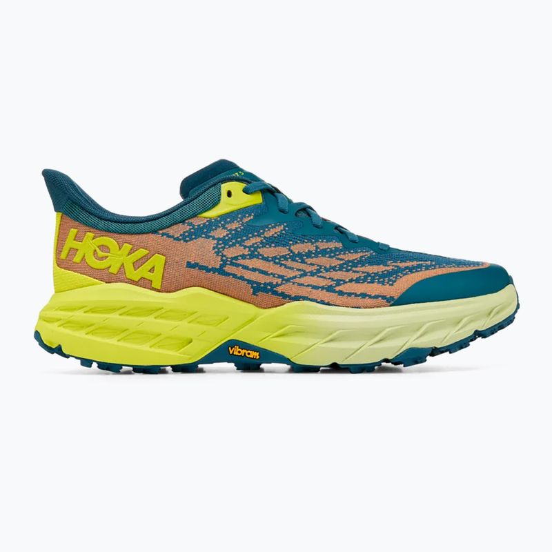 Vyriški bėgimo bateliai HOKA Speedgoat 5 Wide blue coral/evening primorose 8