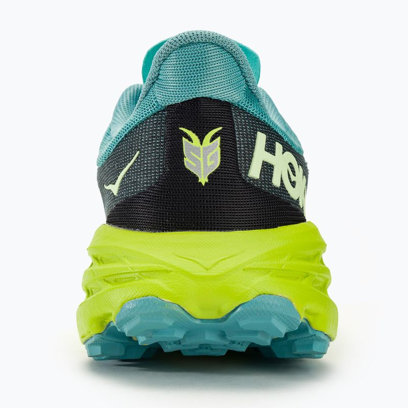 Moteriški bėgimo bateliai HOKA Speedgoat 5 coastal shade/green glow 7