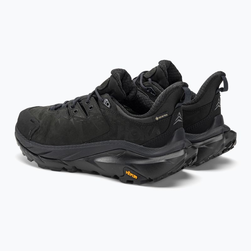 Vyriški trekingo batai HOKA Kaha 2 Low GTX black/black 3