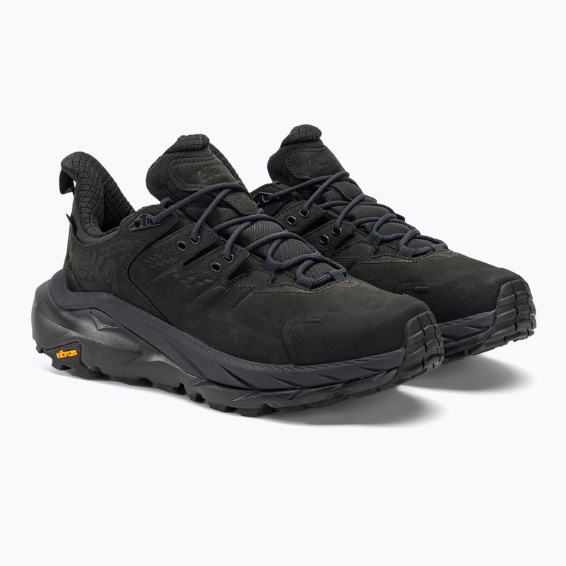 Vyriški trekingo batai HOKA Kaha 2 Low GTX black/black 4