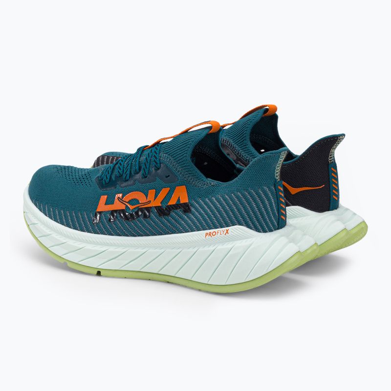 HOKA vyriški bėgimo bateliai Carbon X 3 blue 1123192-BCBLC 4