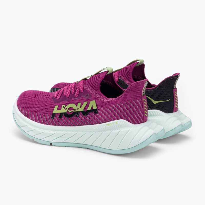 Moteriški bėgimo bateliai HOKA Carbon X 3 pink 1123193-FFBL 6