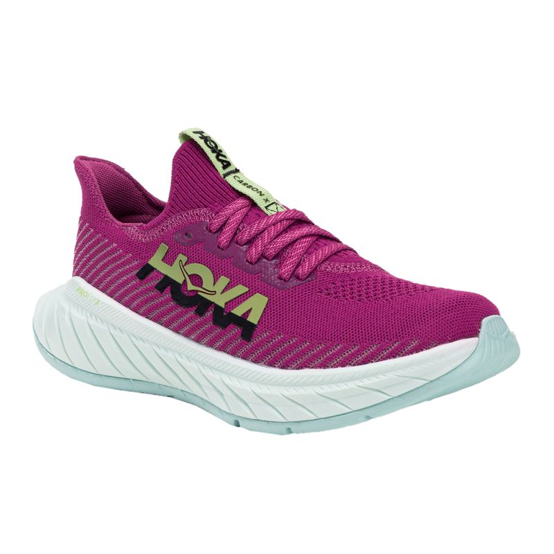 Moteriški bėgimo bateliai HOKA Carbon X 3 pink 1123193-FFBL 13