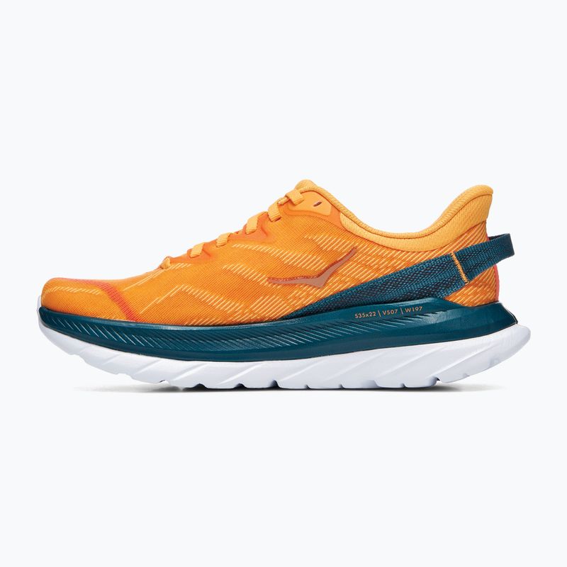 Moteriški bėgimo bateliai HOKA Mach Supersonic radiant yellow/camellia 9