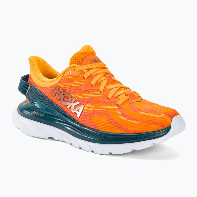 Moteriški bėgimo bateliai HOKA Mach Supersonic radiant yellow/camellia