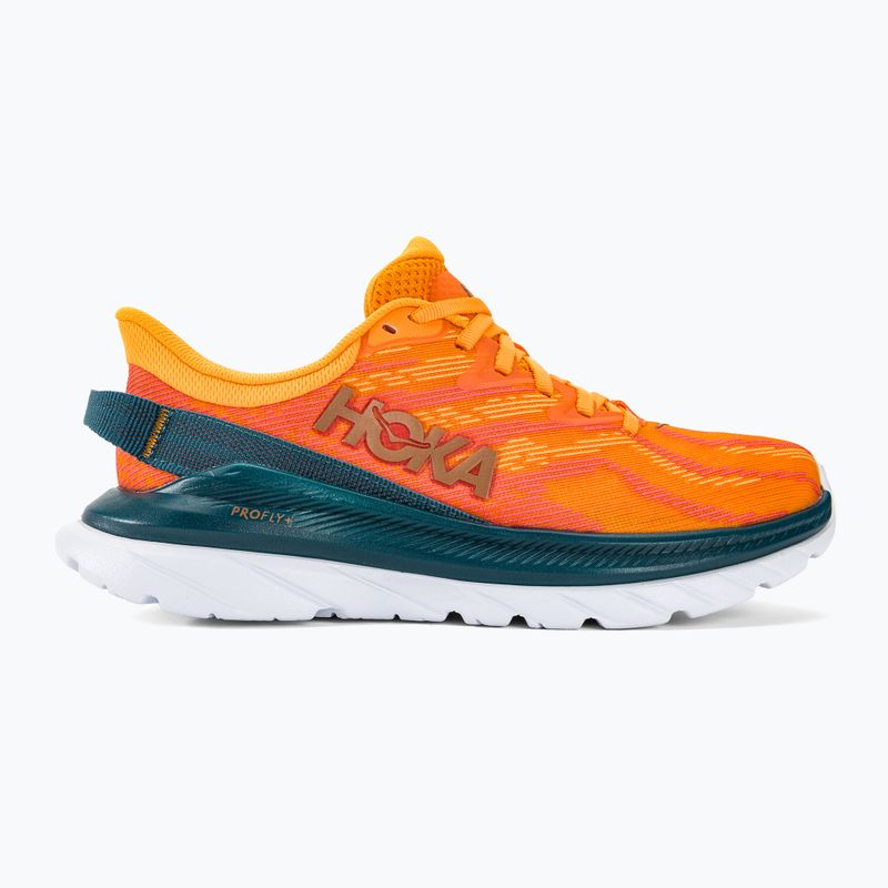 Moteriški bėgimo bateliai HOKA Mach Supersonic radiant yellow/camellia 2