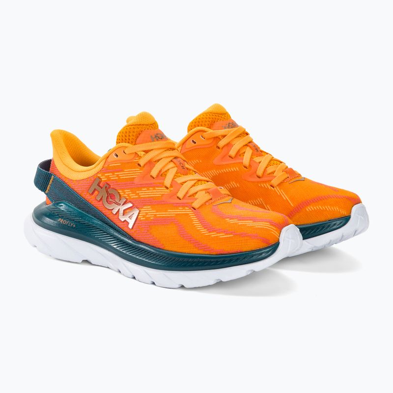 Moteriški bėgimo bateliai HOKA Mach Supersonic radiant yellow/camellia 4