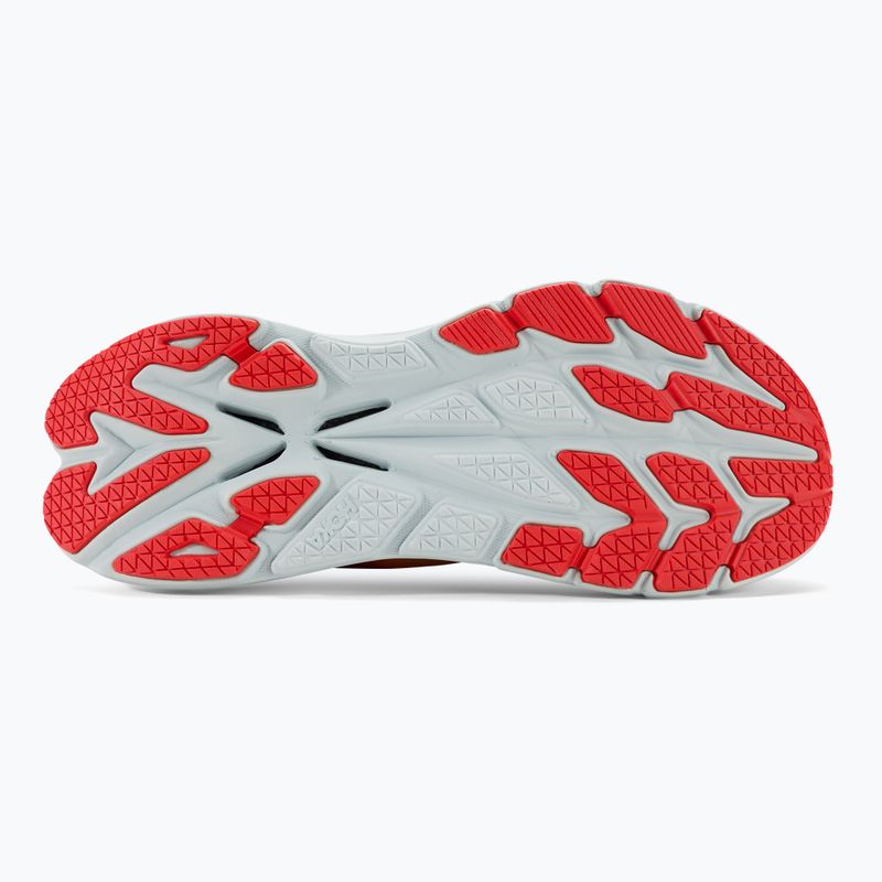 HOKA Bondi X fiesta/amber yellow vyriški bėgimo bateliai 5