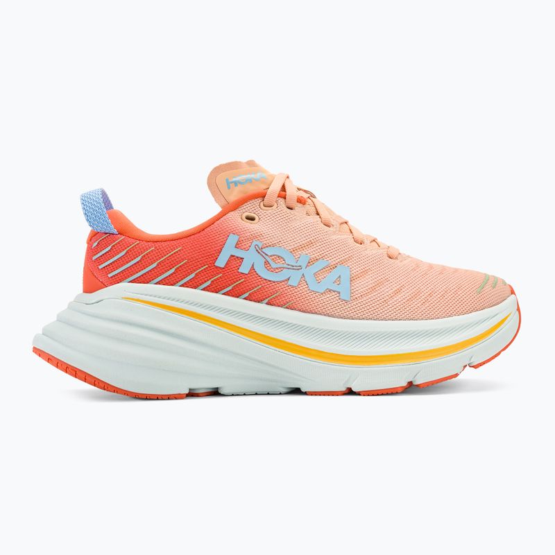 Moteriški bėgimo batai HOKA Bondi X caellia/peach parfait 3