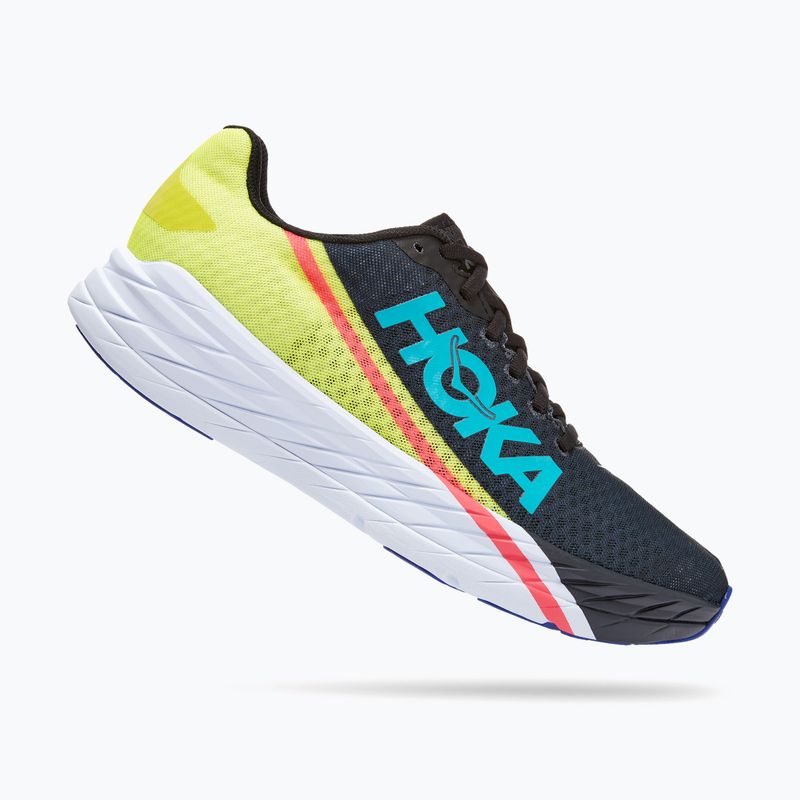 Bėgimo bateliai HOKA Rocket X black/evening primrose 8