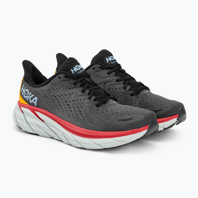 HOKA vyriški bėgimo bateliai Clifton 8 grey 1119393-ACTL 5