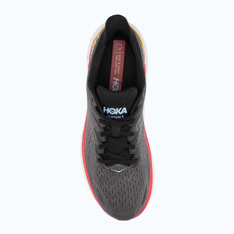 HOKA vyriški bėgimo bateliai Clifton 8 grey 1119393-ACTL 6