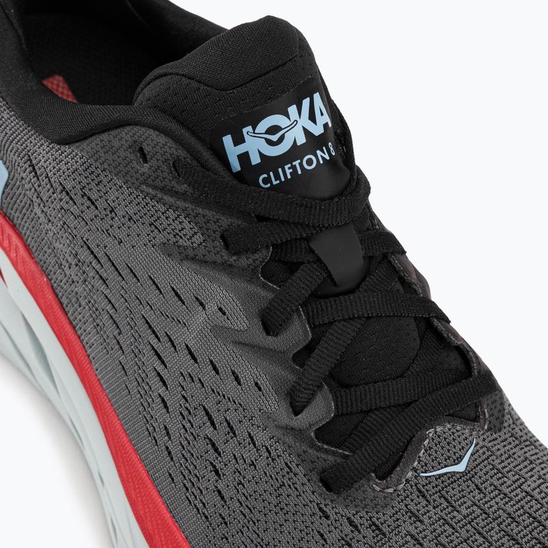 HOKA vyriški bėgimo bateliai Clifton 8 grey 1119393-ACTL 10