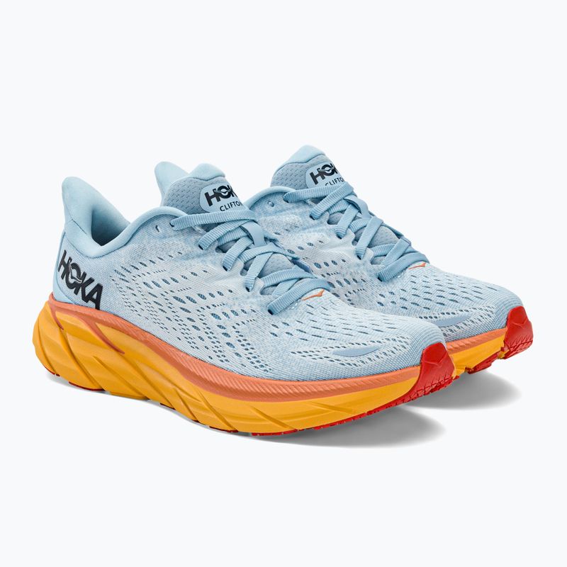 Moteriški bėgimo bateliai HOKA Clifton 8 light blue 1119394-SSIF 4