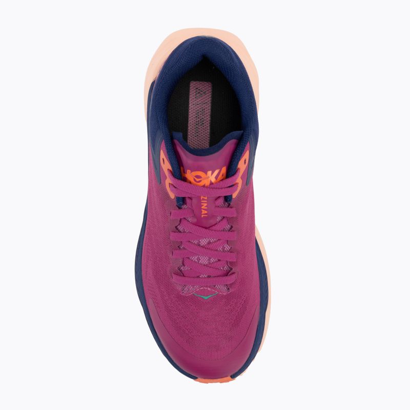 Moteriški bėgimo bateliai HOKA Zinal festival fuchsia/bellwether blue 6