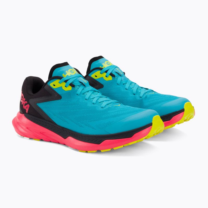 Vyriški bėgimo bateliai HOKA Zinal scuba blue/black 4