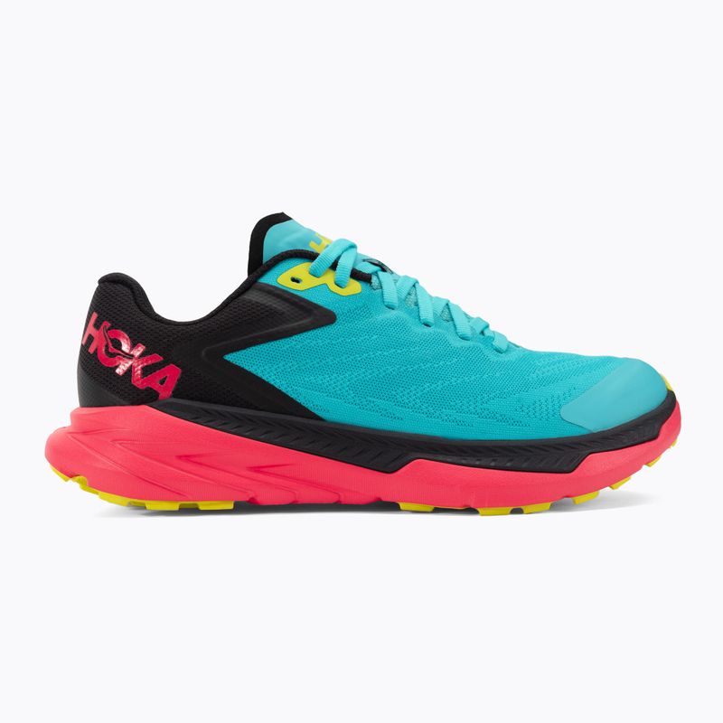 Moteriški bėgimo bateliai HOKA Zinal scuba blue/diva pink 2