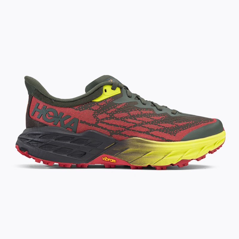 HOKA Speedgoat 5 vyriški bėgimo bateliai tamsiai žalia 1123157-TFST 2