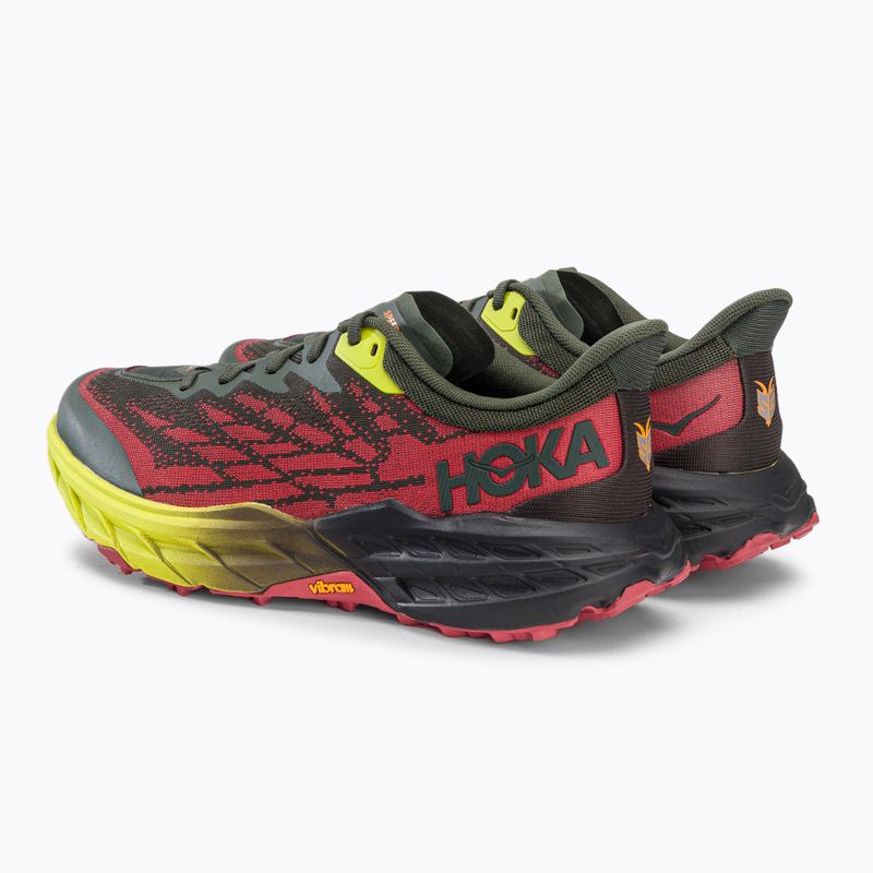 HOKA Speedgoat 5 vyriški bėgimo bateliai tamsiai žalia 1123157-TFST 4