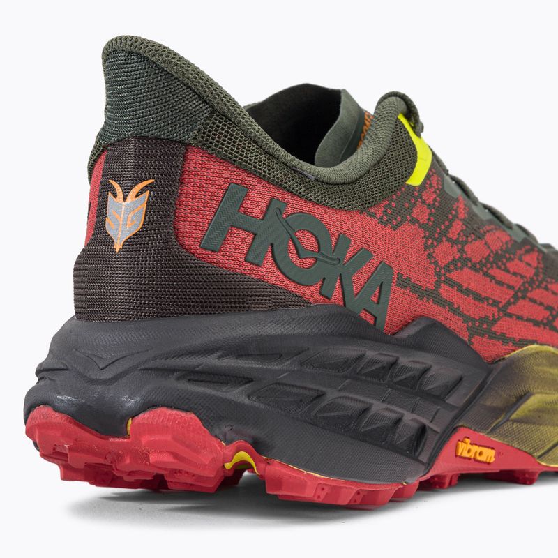 HOKA Speedgoat 5 vyriški bėgimo bateliai tamsiai žalia 1123157-TFST 8