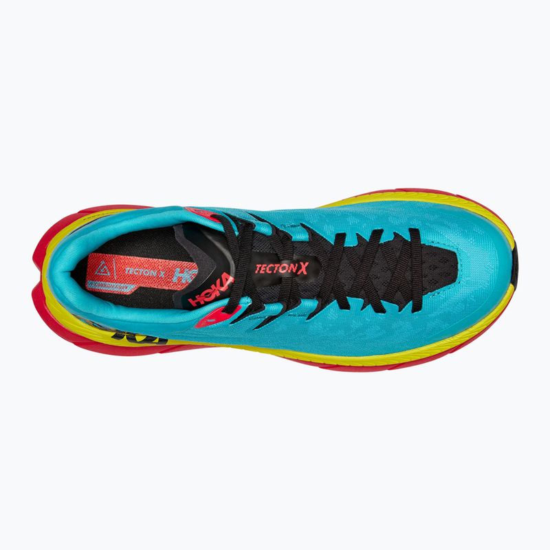 Vyriški bėgimo bateliai HOKA Tecton X scuba blue/diva pink 9