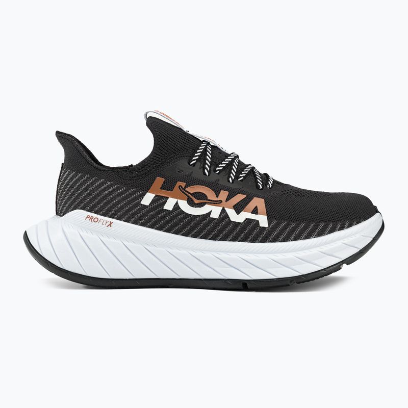 HOKA vyriški bėgimo bateliai Carbon X 3 black and white 1123192-BWHT 2