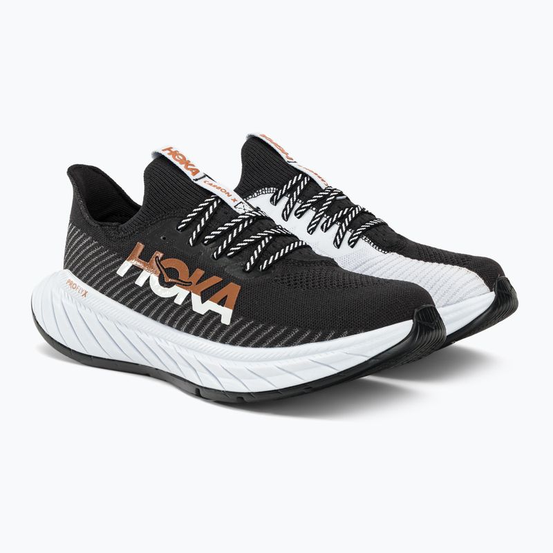 HOKA vyriški bėgimo bateliai Carbon X 3 black and white 1123192-BWHT 3